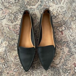 J CREW Edie Loafers - Black Leather 9